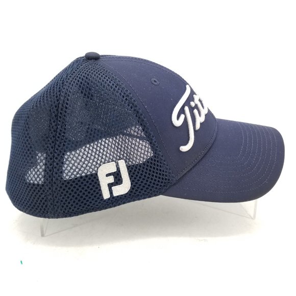 Titleist Footjoy FJ Pro V1 Blue Embroidered Golf Hat Cap Size L/XL - Picture 4 of 6